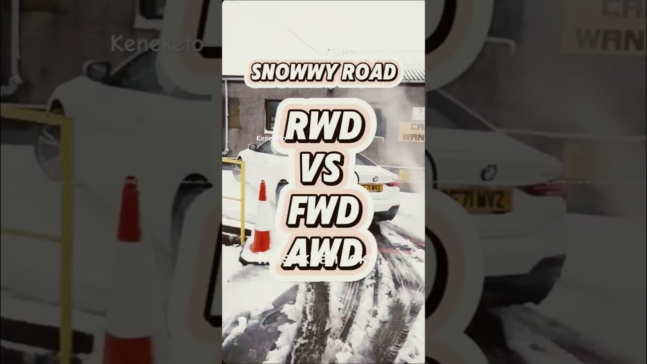 Snowy Roads, Use this Vehicle to Optimal Traction #snowyroads