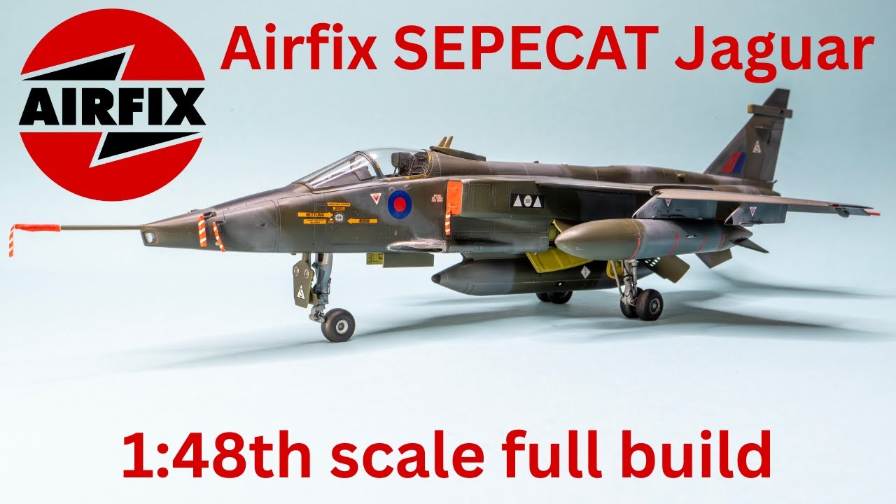 Airfix SEPCAT Jaguar 1/48 scale  - full build