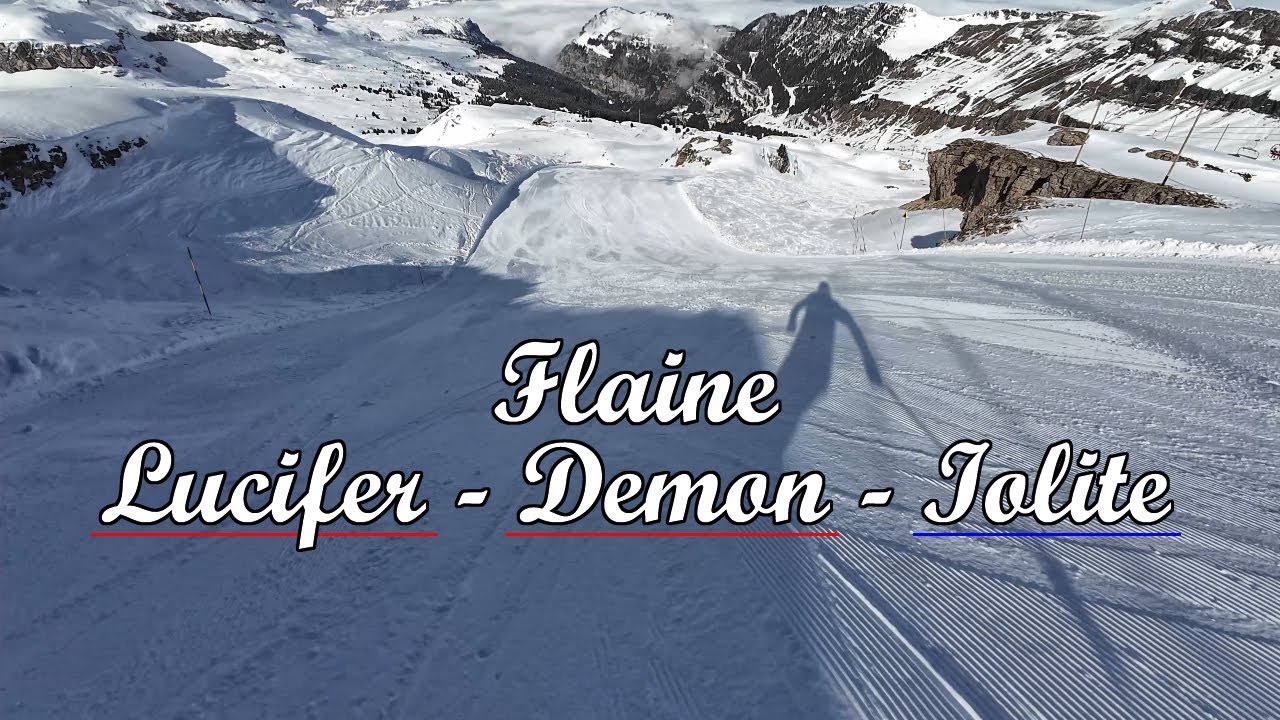 Skiing in Flaine - Lucifer - Demon - Iolite