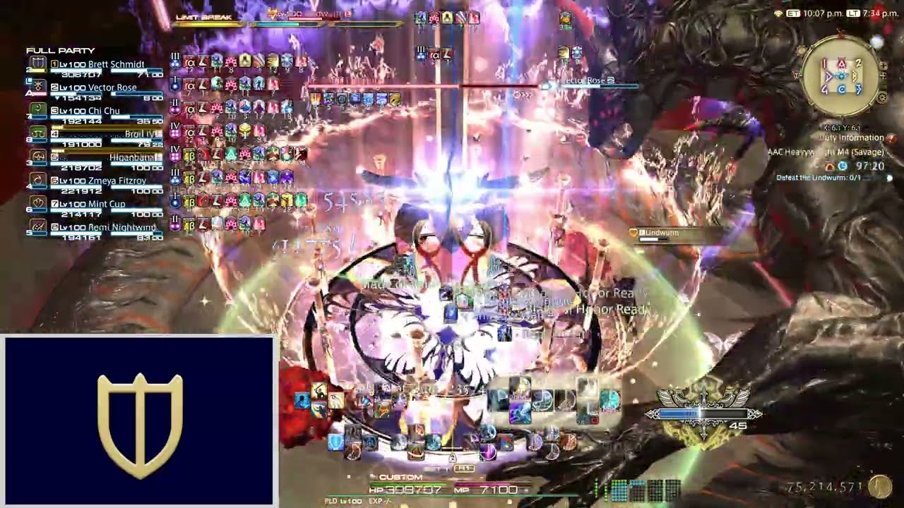 FFXIV M12S Phase 1 Clear (Paladin POV)
