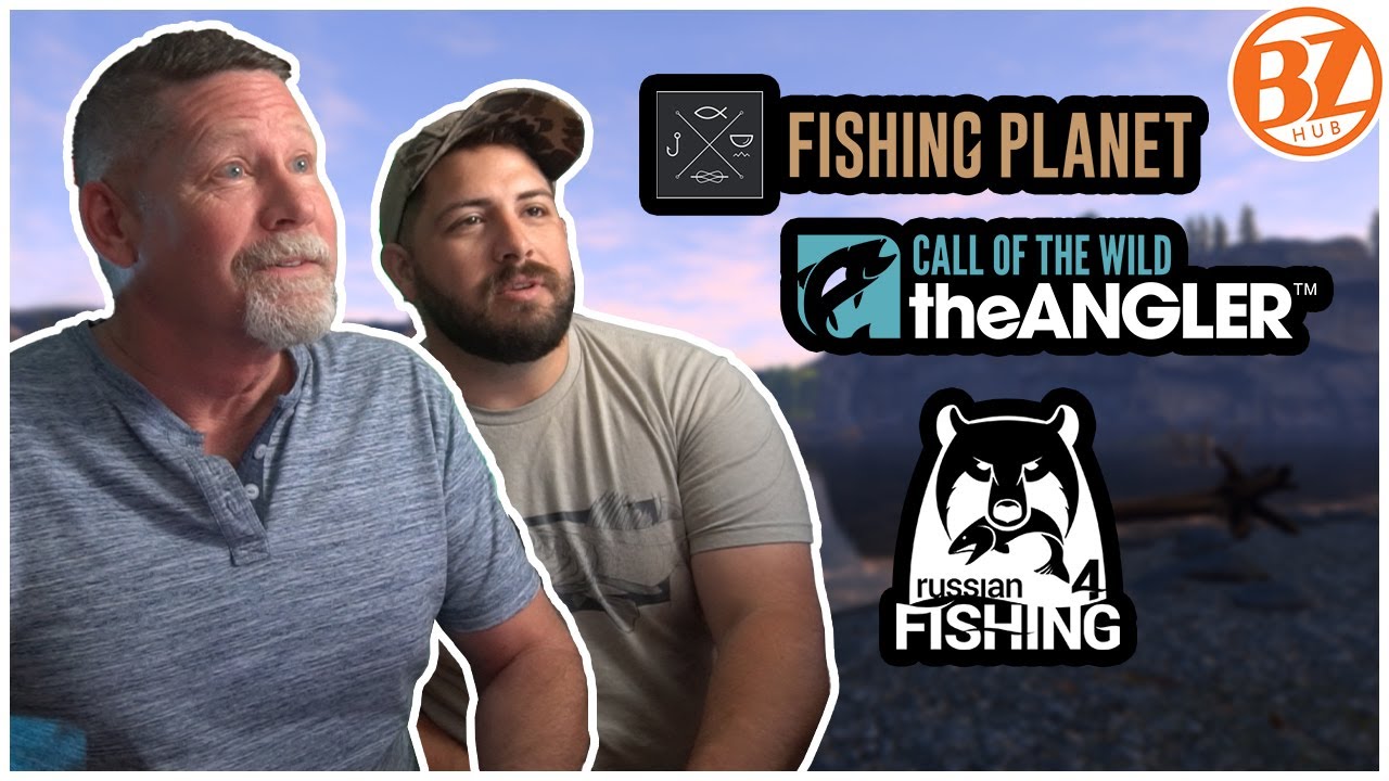 My DAD plays the TOP 3 Fishing Games on the Market! (Fishing Planet, RF4, COTW: The Angler)