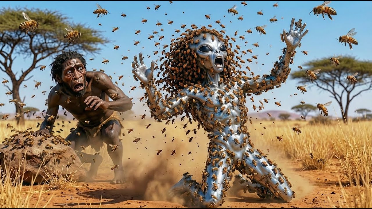 Prehistoric Survival Story | Early Human Saves Alien from a Swarm of Bees