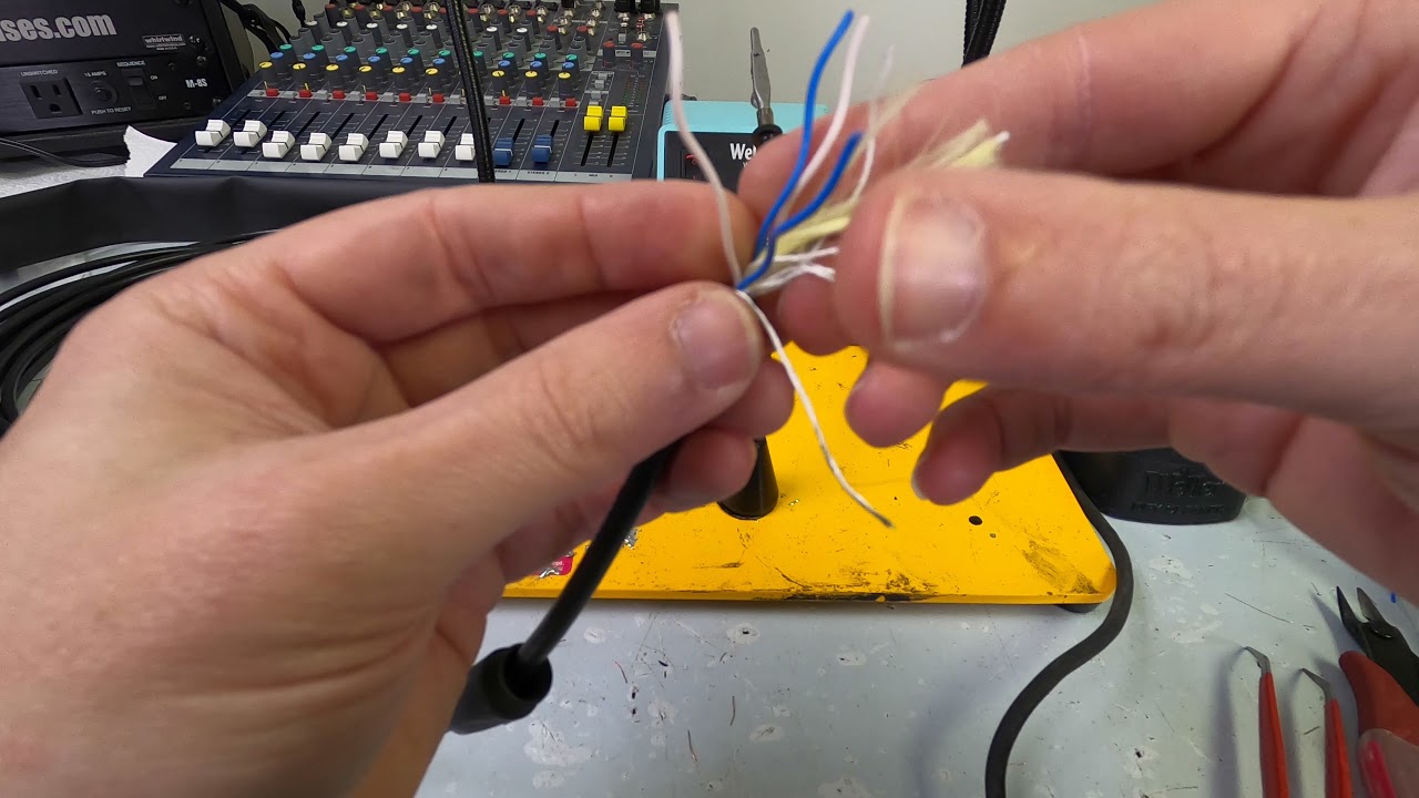 Как припаять разъём Neutrik NP3X-B TRS 1/4