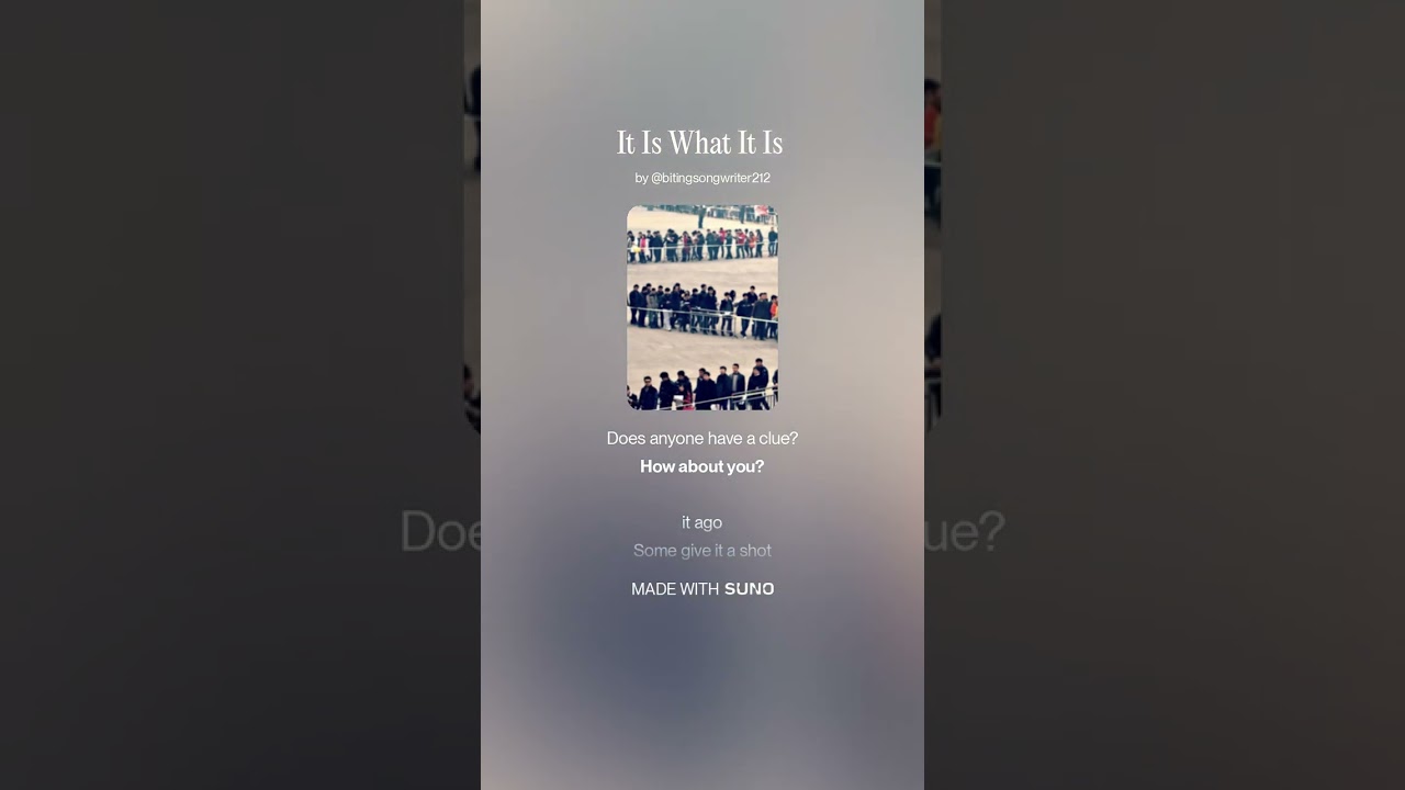 It Is What It Is (remix) - written by KLO 
