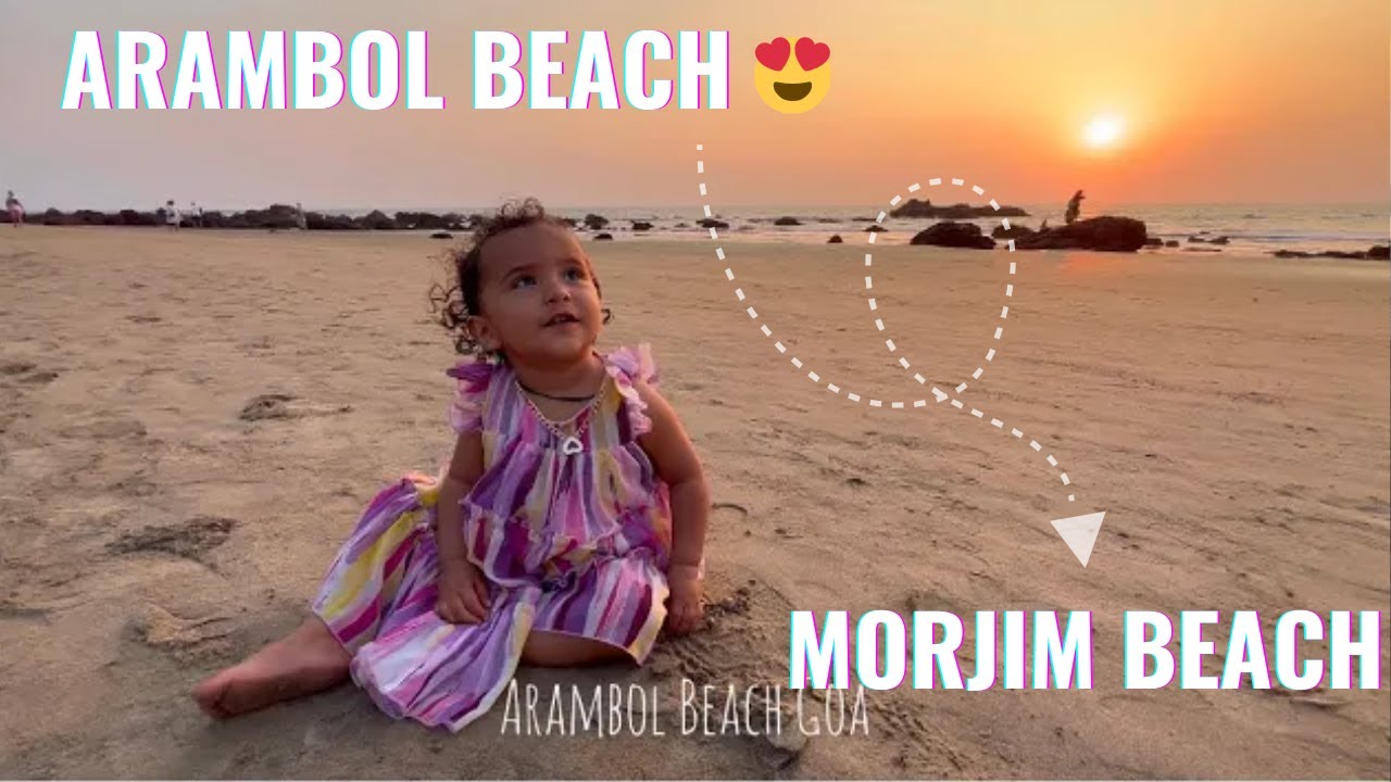 Arambol beach and Morjim Beach : The best beach of North Goa | Goa vlog