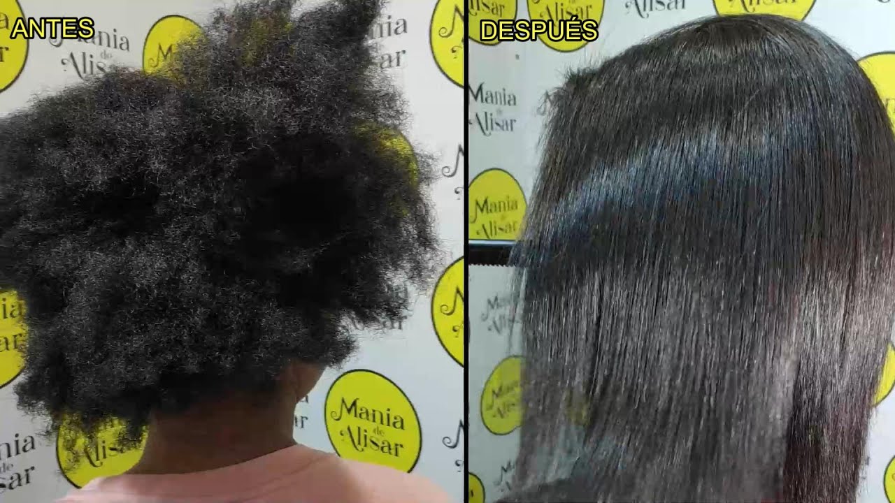 La keratina orgánica que alisa hasta los pelos afros Mira este resultado, increíble