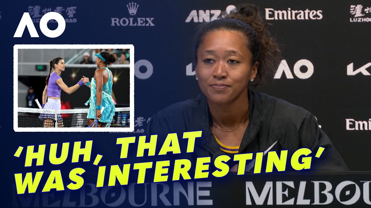What did Naomi Osaka make of that handshake? | AO 2026 | Wide World of Sports