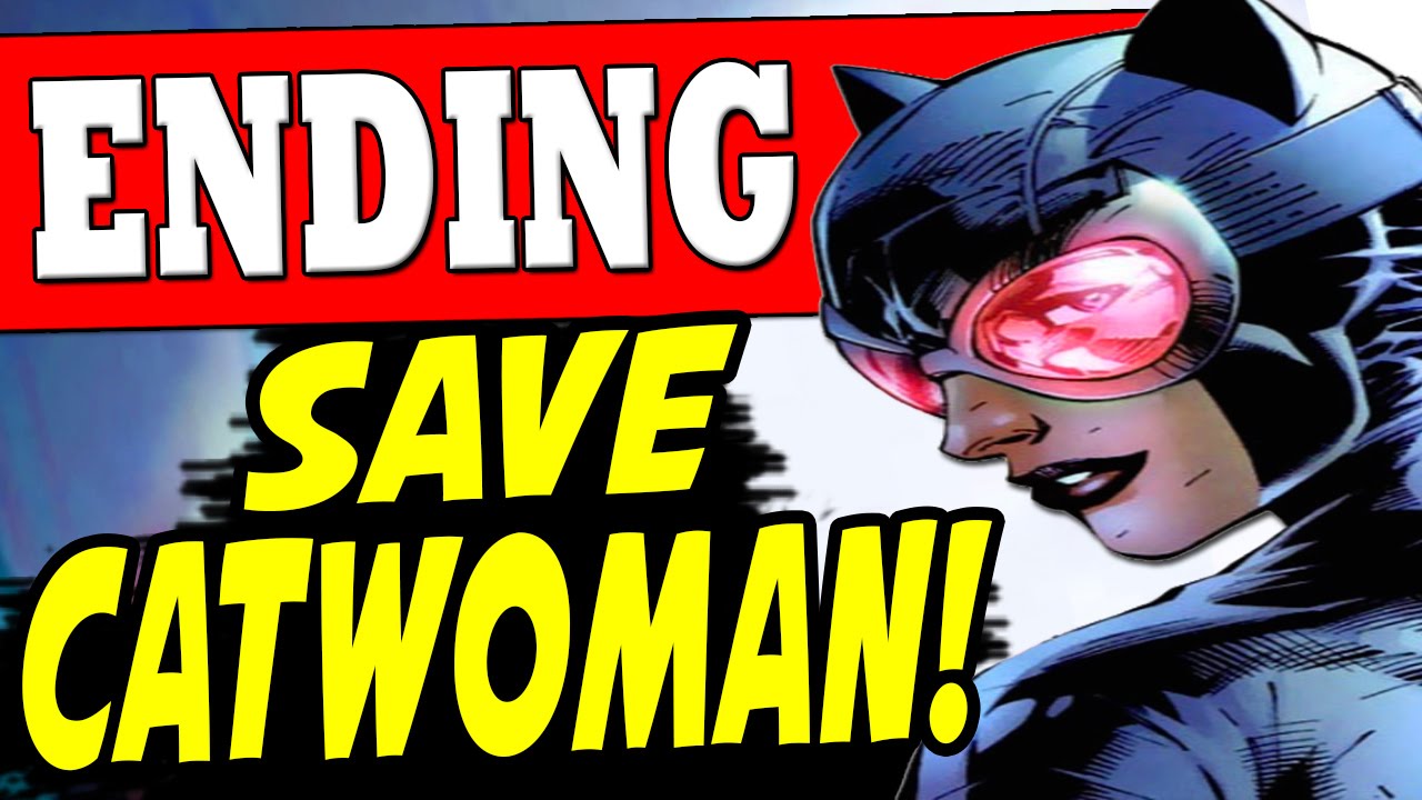 BATMAN The Telltale Series EPISODE 2 ENDING CHOICE SAVE CATWOMAN / SAVE SELINA