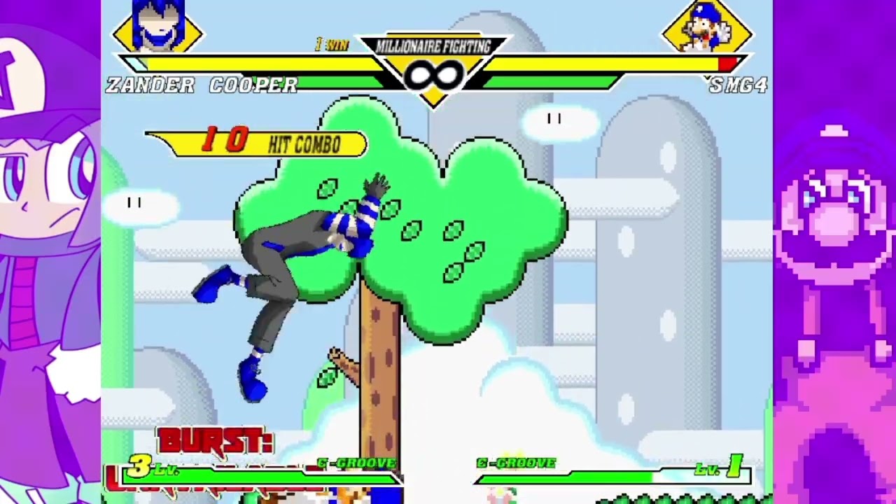 Jovan's MUGEN Battles:Zander Cooper VS SMG4