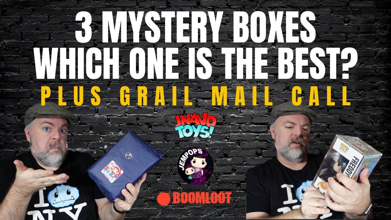 Unboxing 3 Funko Mystery Boxes | Jnavotoys, BoomLoot & Jempops  | Freddy Funko Grail Mail