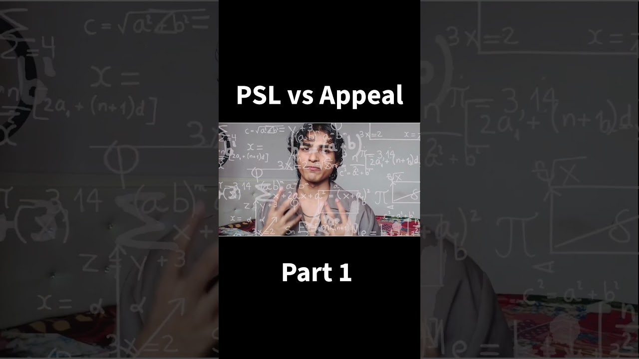 PSl VS Appeal - Part 1    #looksmaxxing