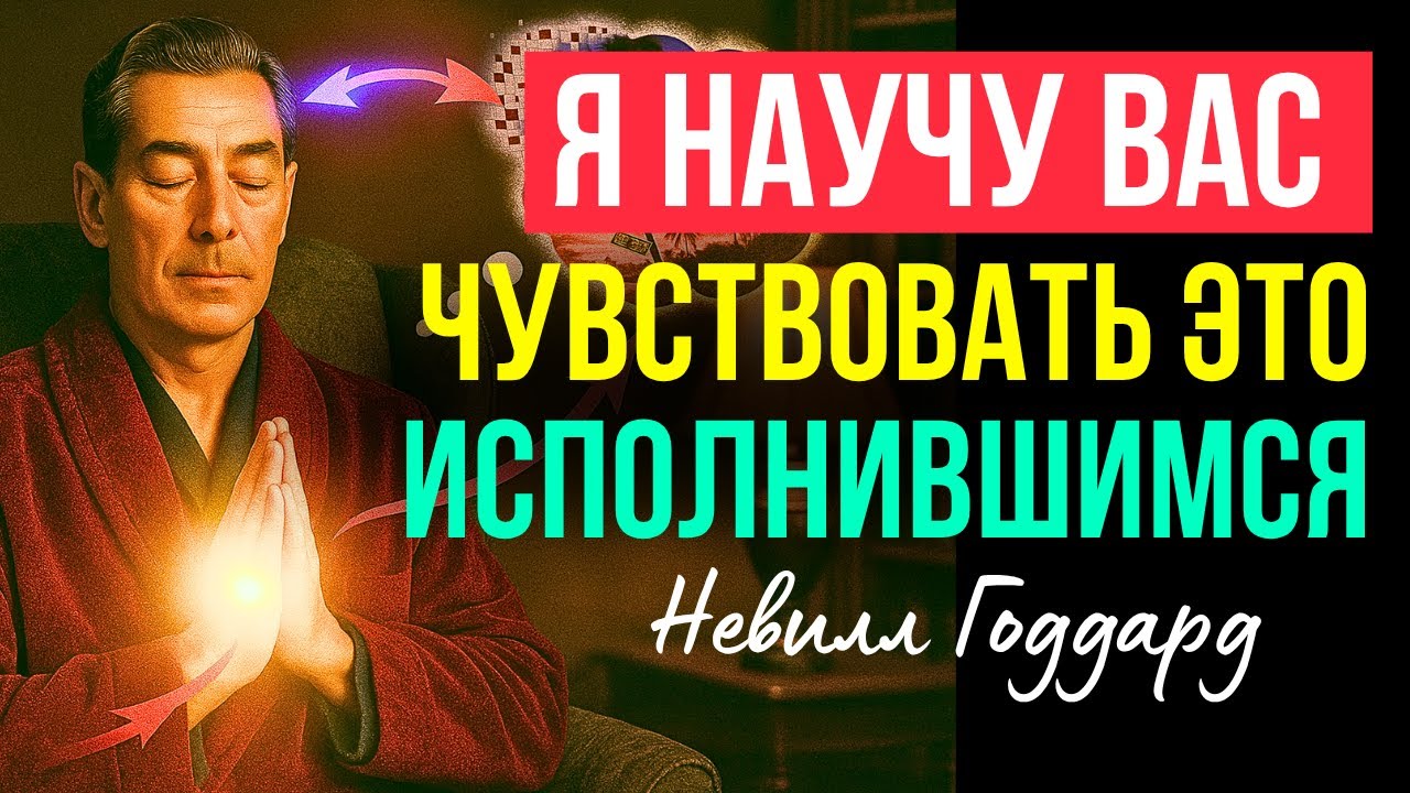 Я НАУЧУ ВАС ЧУВСТВОВАТЬ ИСПОЛНЕНИЕ ЖЕЛАНИЯ | Метод Невилла Годдарда