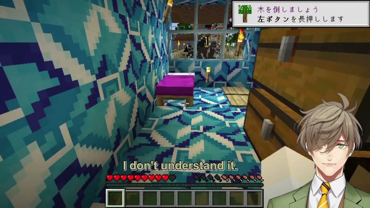 Oliver plays Minecraft for the first time [Nijisanji Eng Sub]