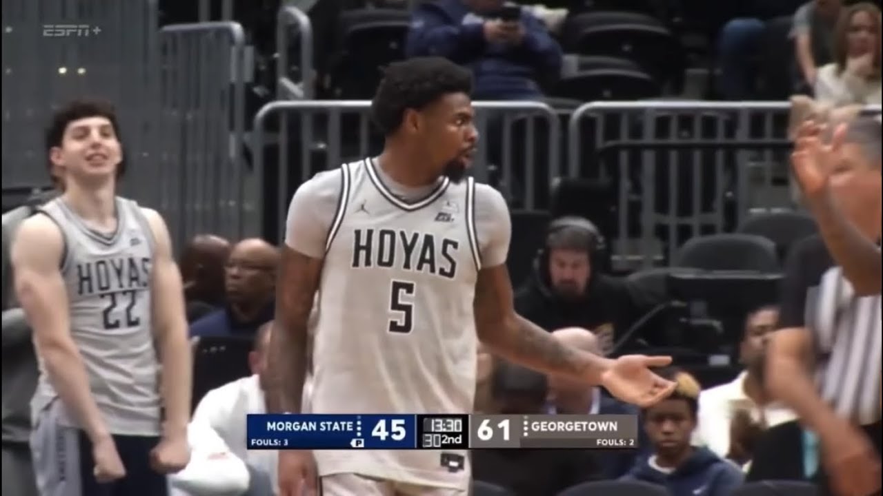 KJ Lewis - 14 points, 5 rebounds | Georgetown vs. Morgan State - 11/3/25  