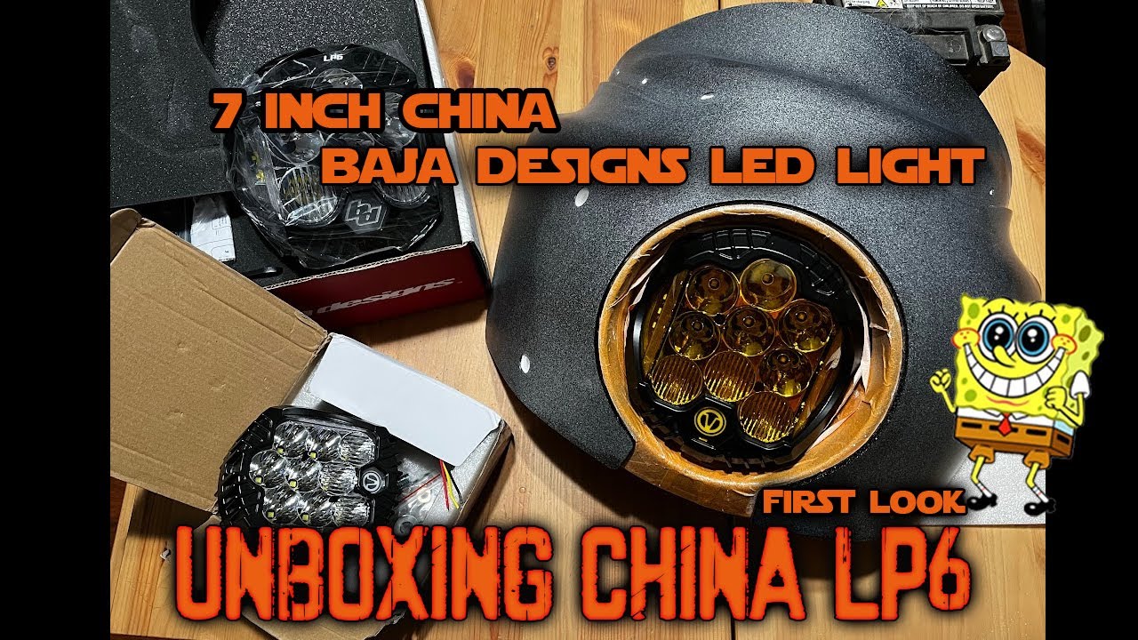 Unboxing 7-inch Baja Designs China Knockoff LED Light