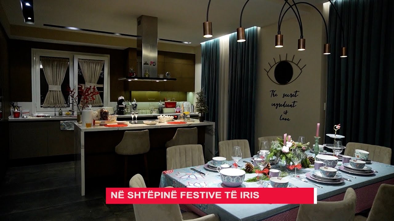 Në shtëpinë festive të Iris / Shtepite moderne te Shqiperise, arredim - Living Room