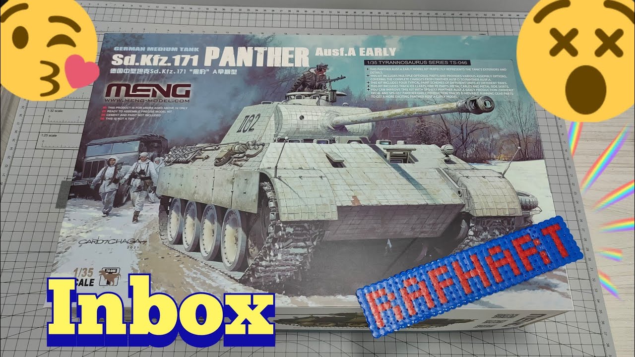 Meng Model TS046 German Medium Tank Sd.Kfz.171 Panther Ausf.A Early 1:35 inbox