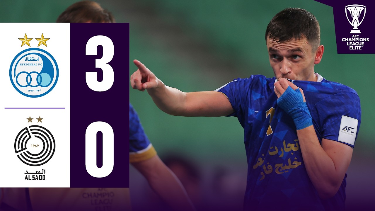 Qatari champions beaten IN STYLE! | Esteghlal FC 🇮🇷 vs Al Sadd 🇶🇦 | Highlights ACL Elite&trade;