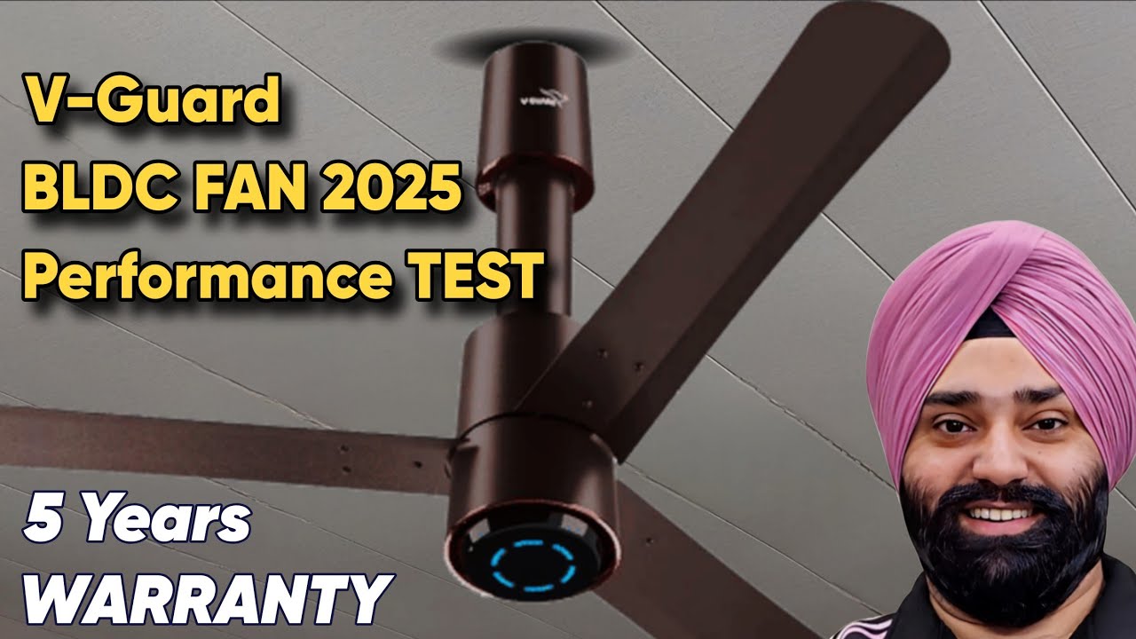V-Guard BLDC Fan 2025 Review - Worth the Hype? (Real Performance Test)
