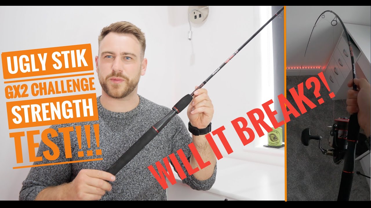 UGLY STIK CHALLENGE !! WILL MY ROD BREAK?! Strength testing the Shakespeare ugly stik GX2