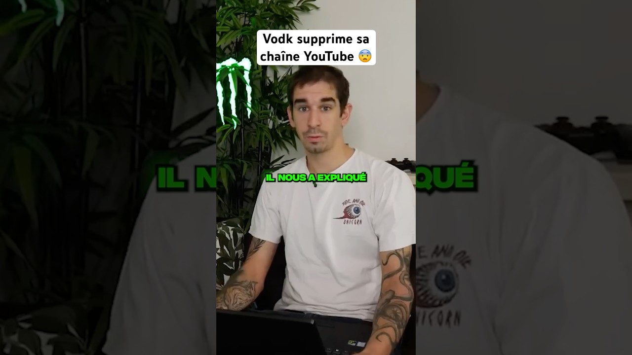 VODK SUPPRIME SA CHA&Icirc;NE YOUTUBE ? 😨 (le pauvre&hellip;) #shorts #drama #vodk #redbox #amixem #tiktok