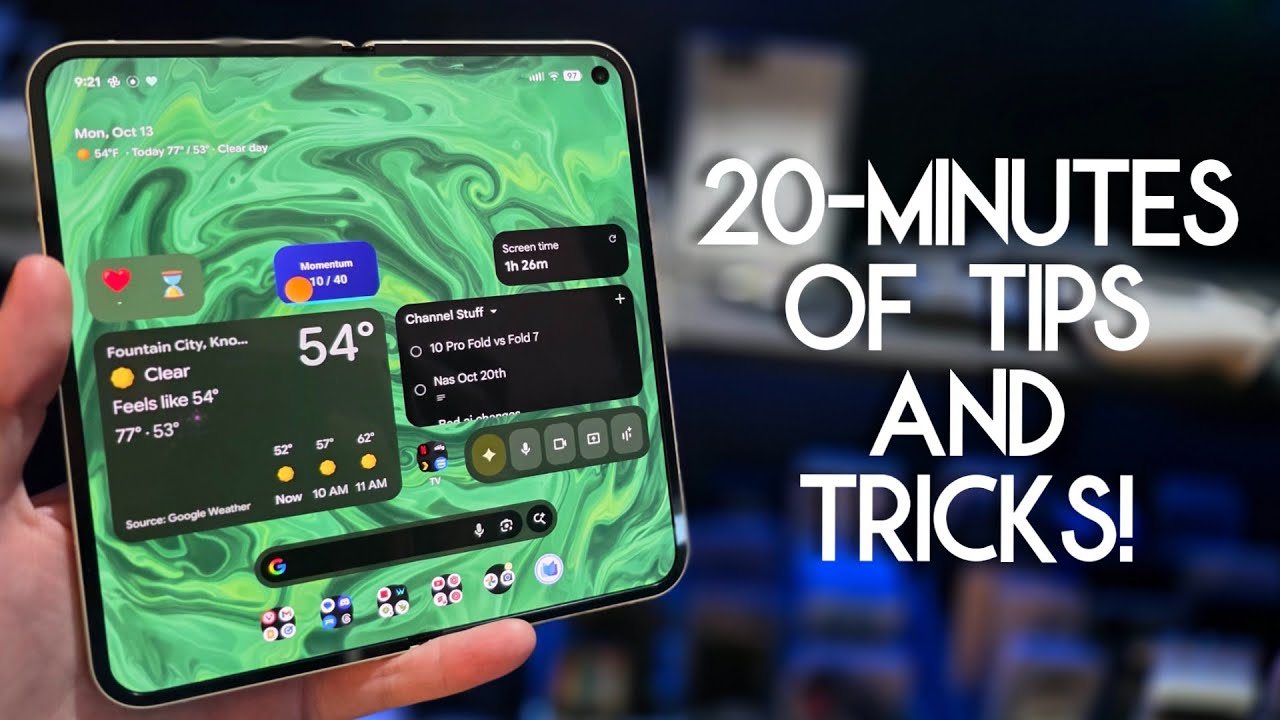25 минут советов и рекомендаций по Pixel 10 Pro Fold