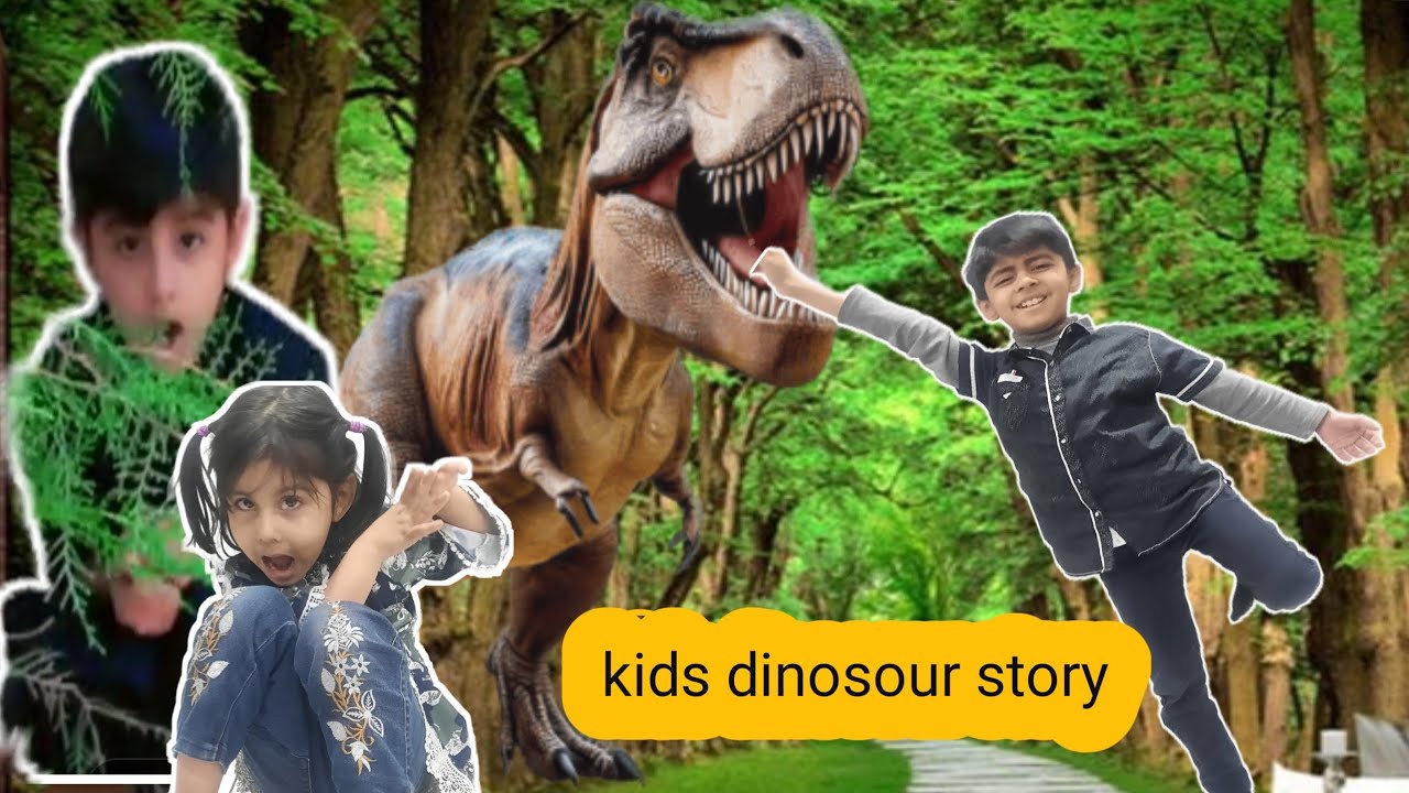 Funny Kids Dinosaur Story in Park  | Hindi Moral Bedtime Story | Aamir Ayesha World episode 7