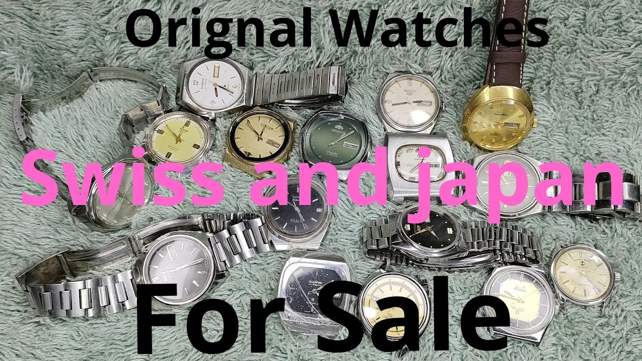 Vintage watches Swiss and japani for sale in india । 