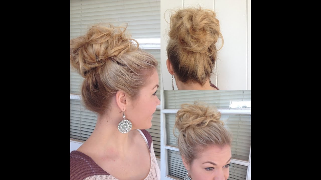 Big Bouffant Hair Bun
