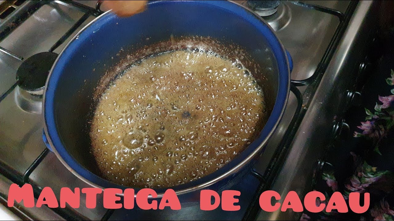 Manteiga de cacau(caseira) para cabelos e pele