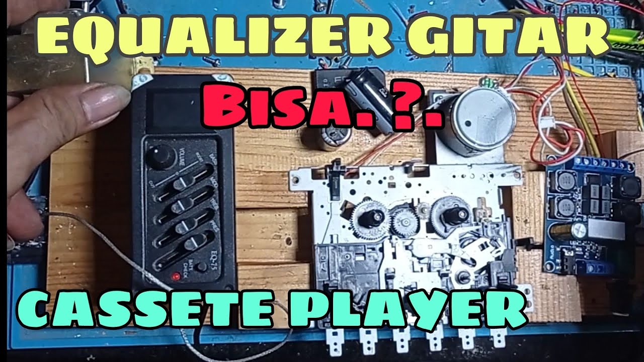DIY cassete tape player mechanics pemutar pita kaset JADUL #cassete #mechanic #tape
