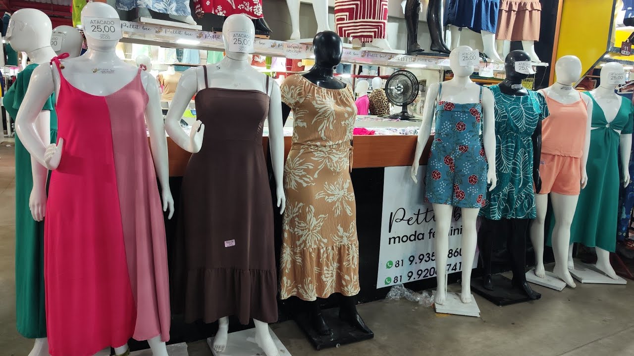 VESTIDOS MUITO BARATO NO VUSCOLINHO E CREPE PLUS SIZE DIRETO DE FÁBRICA EM SANTA CRUZ DO CAPIBARIBE 