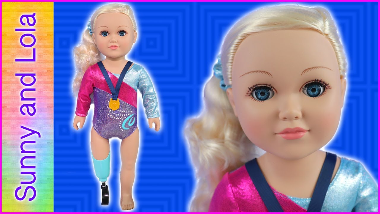 My Life As Gymnast Amputee Doll with Prosthetic Leg