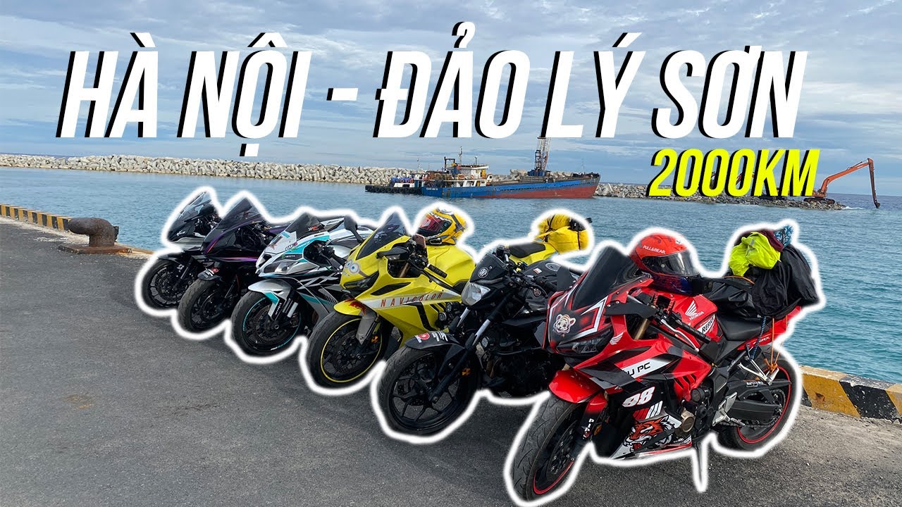 Mang Xe PKL Sang Đảo L&yacute; Sơn - Phượt 2000km từ H&agrave; Nội v&agrave;o đảo L&yacute; Sơn bằng Motor PKL !!!