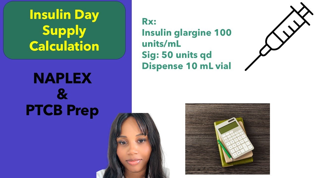 Pharmacy Math: Calculate Insulin Day Supply