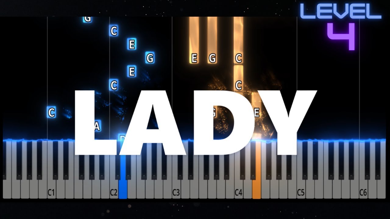Lady - Styx - ADVANCED Piano Tutorial