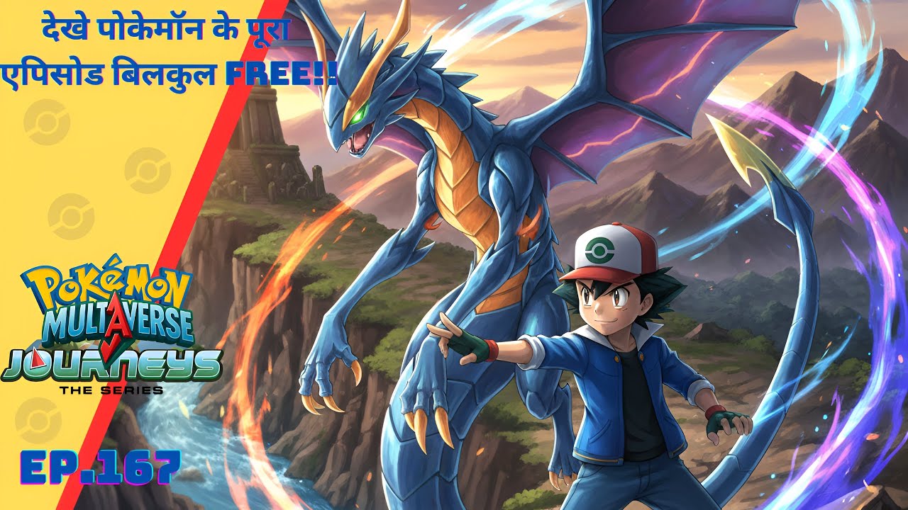 Pokémon Multiverse journeys episode 167 | Ash in final phase of Multiverse | Pokémon Ash return