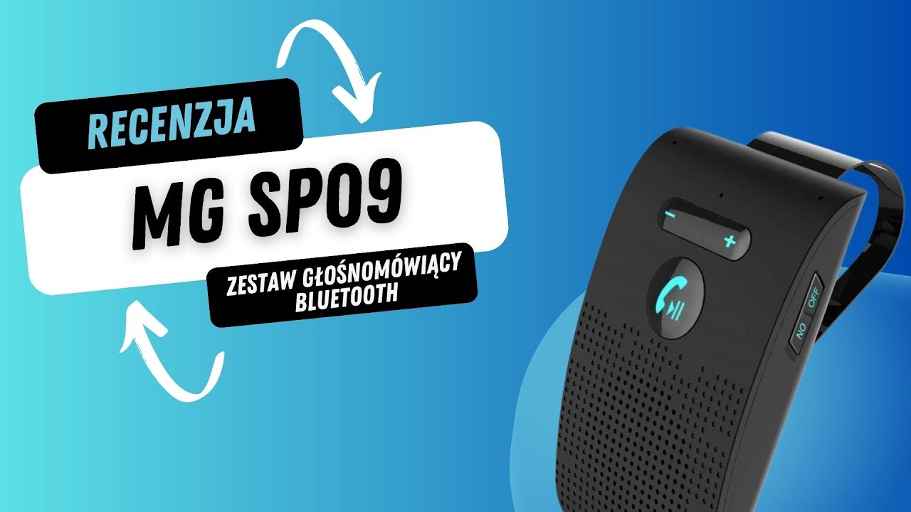 Zestaw głośnomówiący Bluetooth - MG SP09 z Multipoint speaker phone - RECENZJA | Tani z Allegro