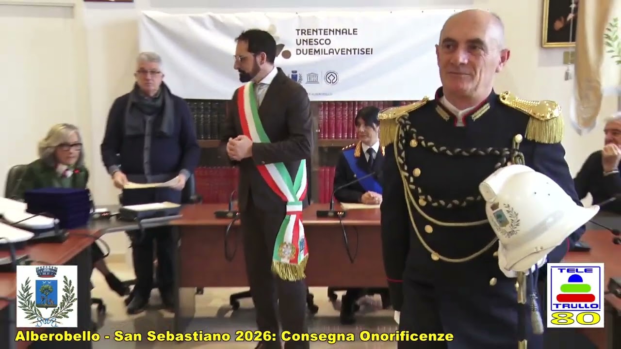 San Sebastiano Alberobello: Consegna Onorificenze 26/01/2026