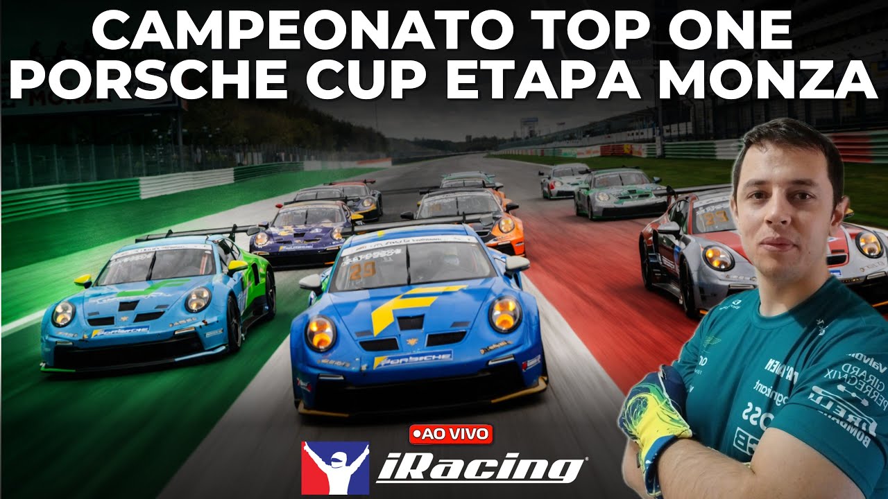 🔴CAMPEONATO DA TOP ONE DE PORSCHE CUP-ETAPA 4 EM MONZA ❗aula❗treinamento ❗pintura