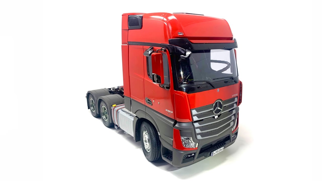 It's ALIVE! Tamiya Actros 3363 1/14th Mercedes Benz 6x4 Gigaspace RC Truck Build, Kit 56348 Part 4