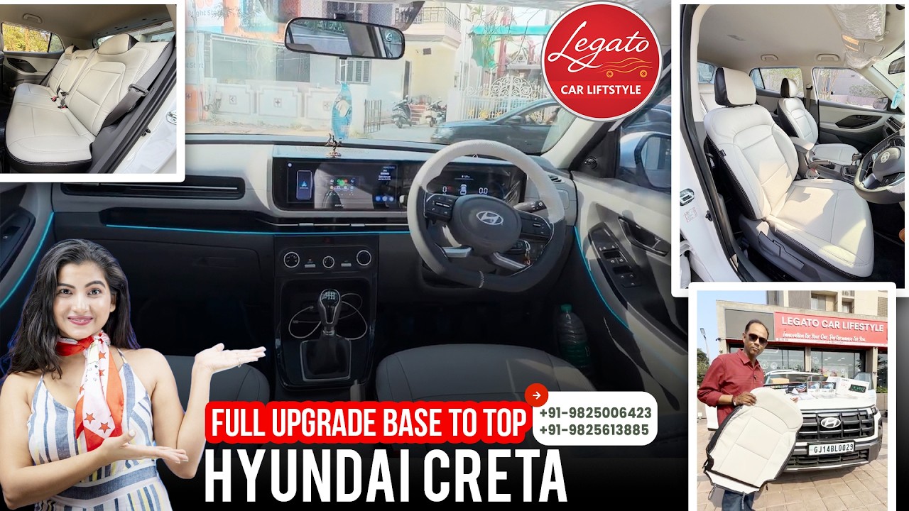 New Hyundai Creta Base to Top Upgrade 😍 | Full Transformation #legatocarlifestyle #cretabasetotop
