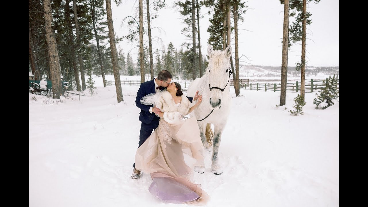 Winter Wedding at Devil's Thumb Ranch | Victoria + Tyler