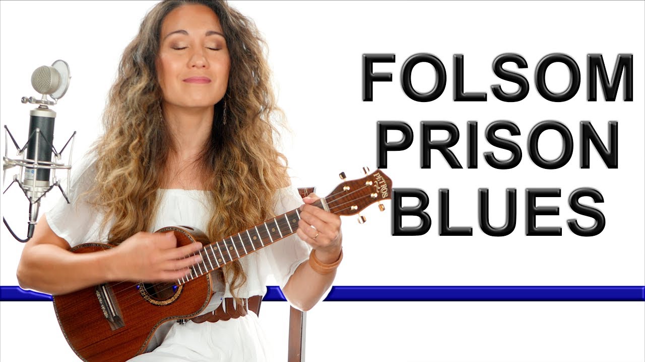Folsom Prison Blues - Johnny Cash Ukulele Tutorial with Solo Riffs and Play Along
