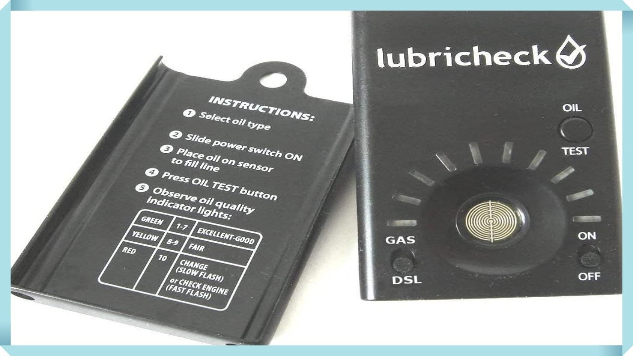 Teste de Qualidade do Óleo Lubrificante na palma da mão! - Lubricheck