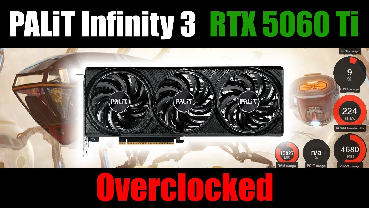 PALiT RTX 5060 Ti Infinity 3 16G  | Overclocked