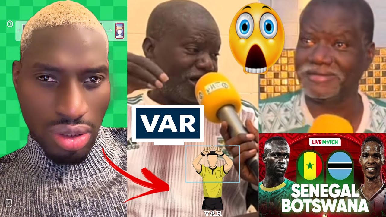 En Live Adamo VAR : National Pabi Borom Match Nul Senegal Vs botswana Ak BAMBA  ( 3:0 ) 😱