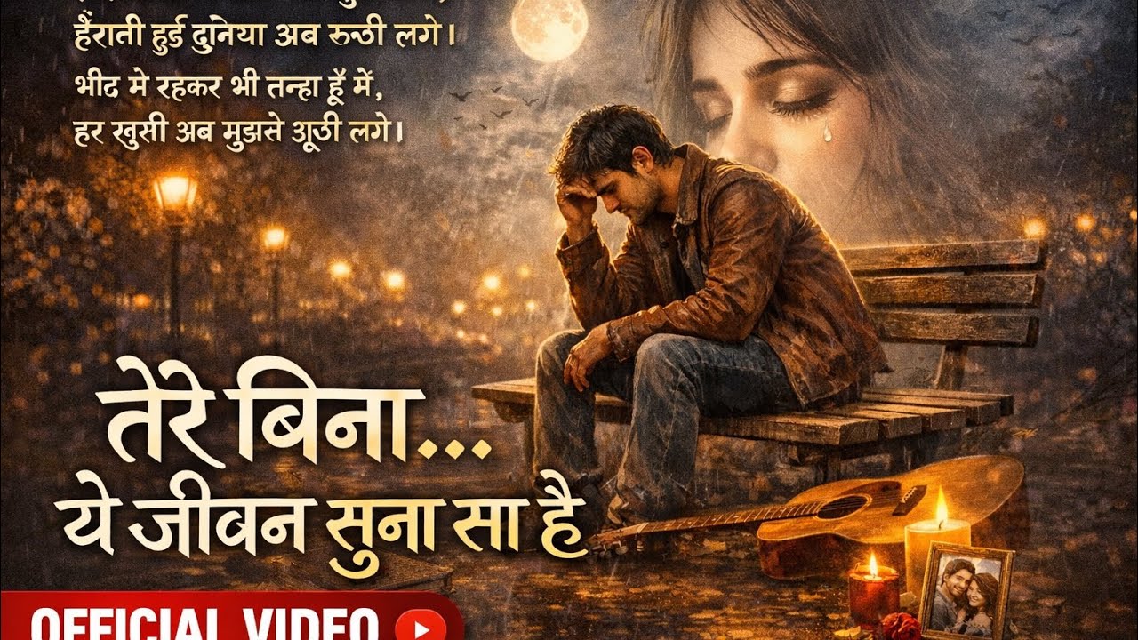 तेरे बिना ये जीवन सूना सा है 💔 | New Sad Love Song 2026 | Emotional hindi song 
