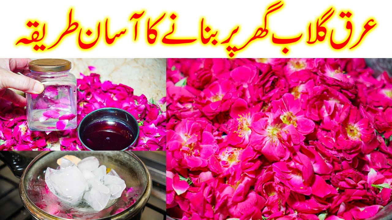 Rose Water recipe l Arq e Gulab banane ka tarika | How to Make Arq e Gulab at home