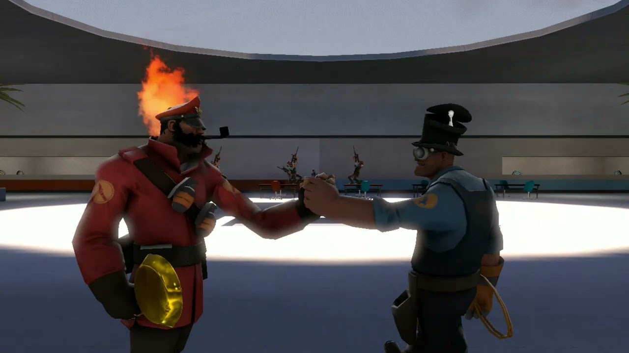 rare moment on tf2 trade plaza (SFM)